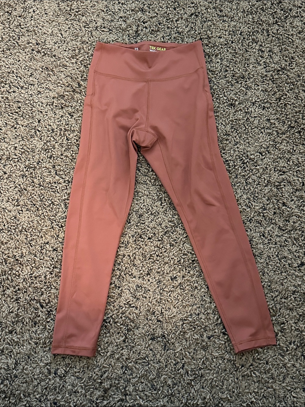 tek gear burnt orange High-Rise Leggings